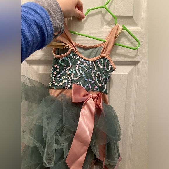XSC girls teal dance costume - Picture 3 of 3